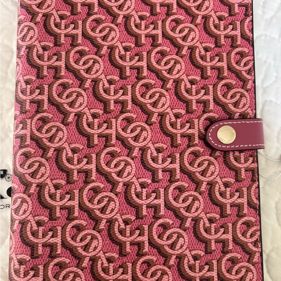 Coach Red monogram notebook and pencil case - Picture 3 of 9